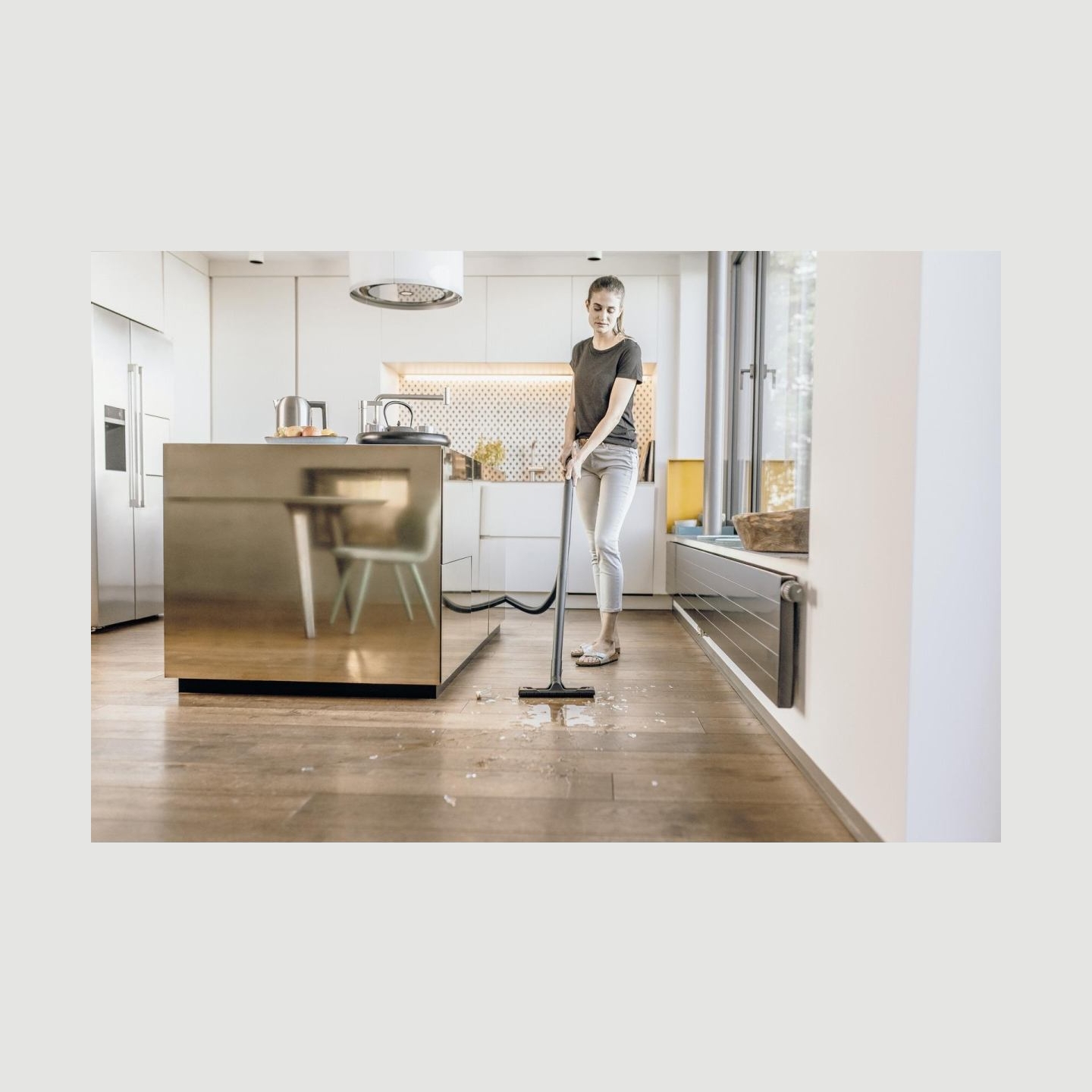 Karcher Vacuum Cleaner|KARCHER|Suction power 220 AW|Input power 1000 W|Dust capacity 15 L|Drum vacuum|Cleaning type Dry&wet|Dust