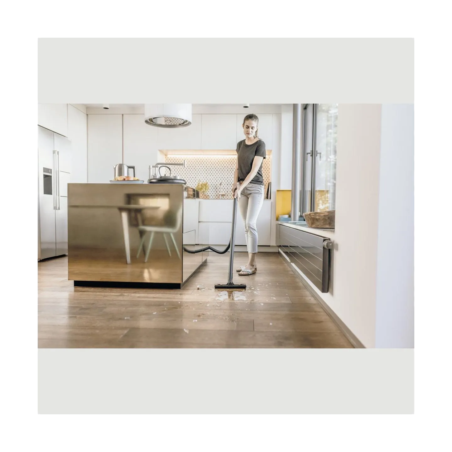 Karcher Vacuum Cleaner|KARCHER|Suction power 220 AW|Input power 1000 W|Dust capacity 15 L|Drum vacuum|Cleaning type Dry&wet|Dust