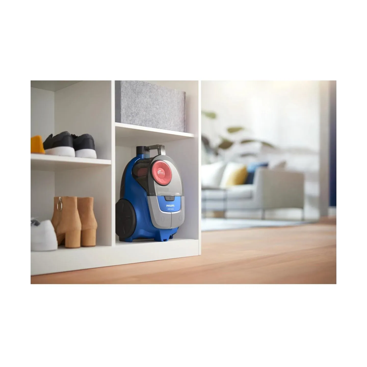 Philips Vacuum cleaner | XB2123/09 | Bagless | Power 850 W | Dust capacity 1.3 L | Dark Blue/Peach