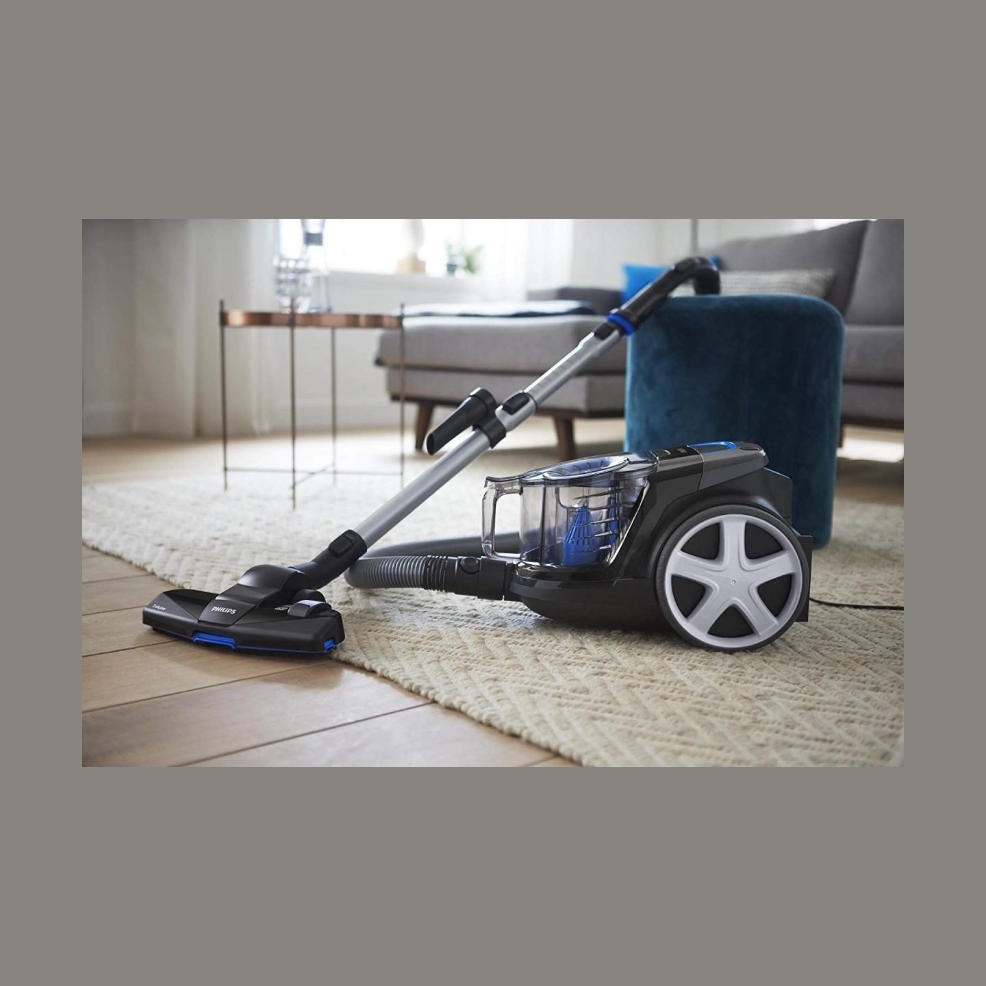 Philips PowerPro Compact Bagless vacuum cleaner FC9331/09 AAA Energy Label Allergy filter 1,5L / FC9331/09
