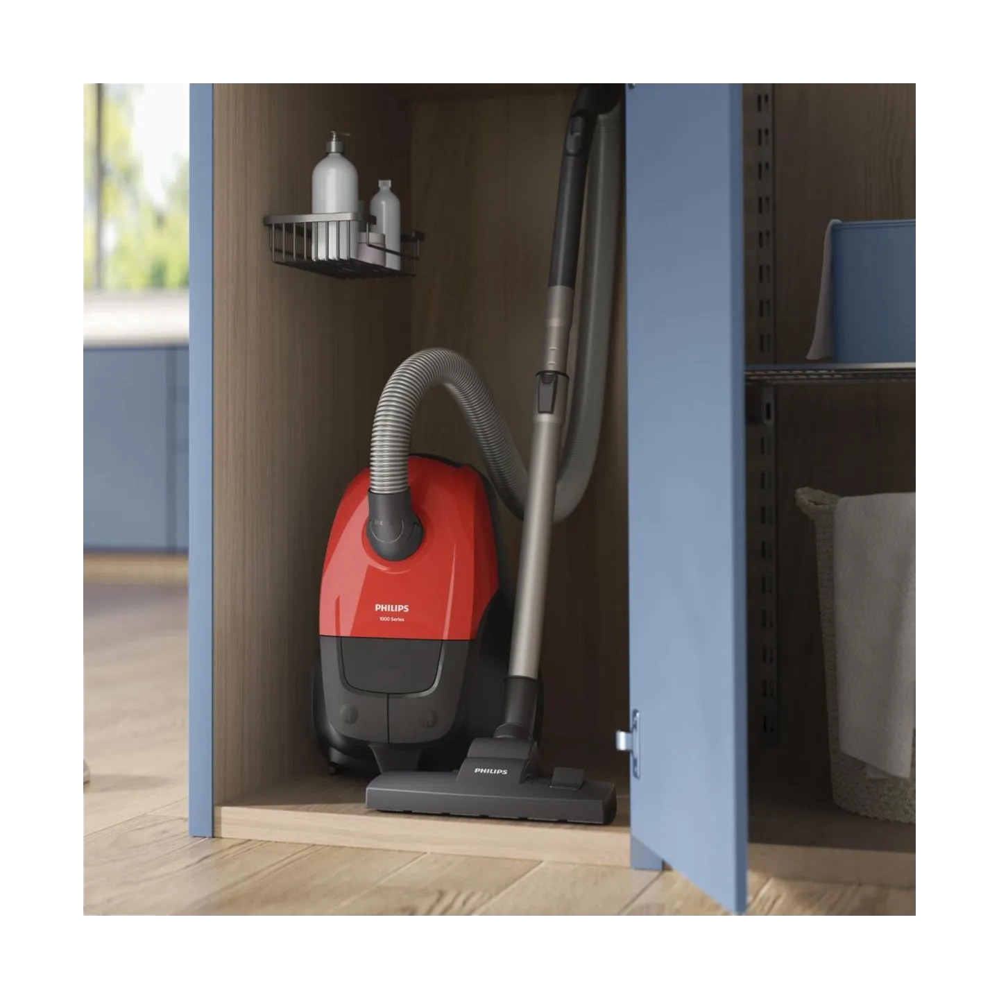 Philips Vacuum Cleaner|PHILIPS|Input power 800 W|Dust capacity 3 L|Cylinder vacuum|Cleaning type Dry|Dust container Dust bag|Col