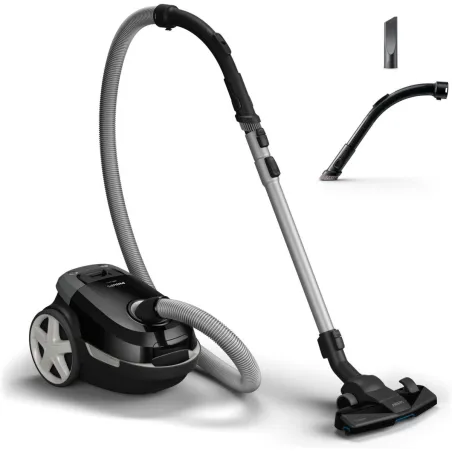 Philips 3000 series Bagged vacuum cleaner XD3112/09, 900W, TriActive, Deep Black / XD3112/09