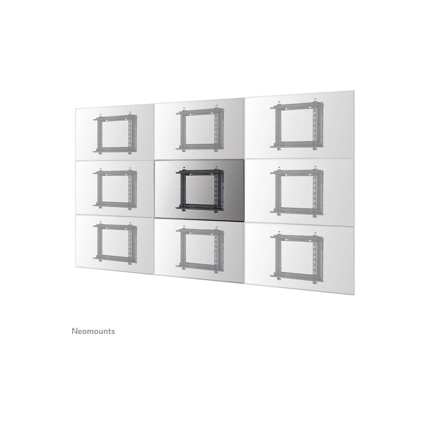 Neomounts WALL MOUNTED VIDEO WALL MOUNT (POP-OUT/LPORTRAIT & LANDSCAPE, PRE-ASSEMBLED)