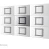 Neomounts WALL MOUNTED VIDEO WALL MOUNT (POP-OUT/LPORTRAIT & LANDSCAPE, PRE-ASSEMBLED)