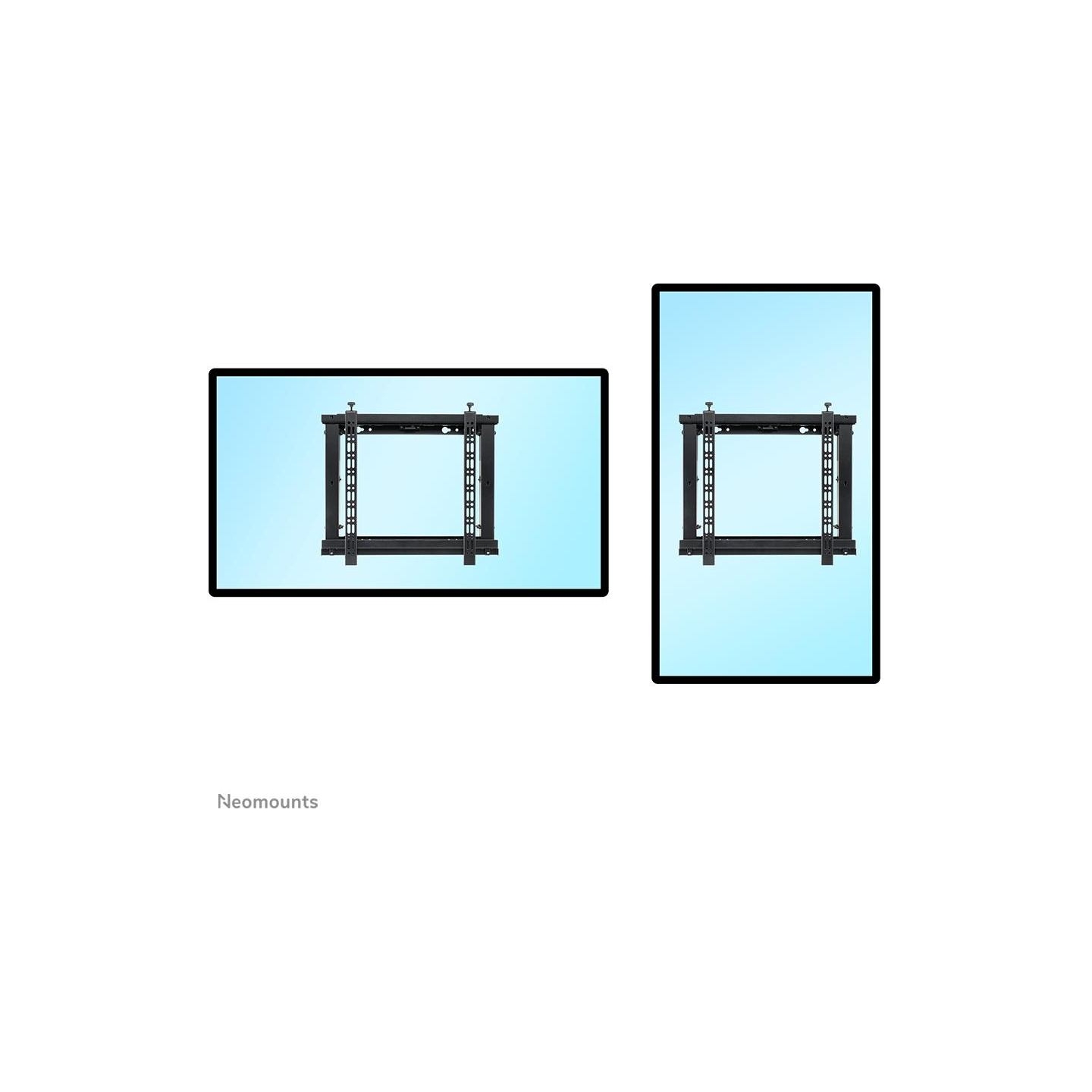 Neomounts WALL MOUNTED VIDEO WALL MOUNT (POP-OUT/LPORTRAIT & LANDSCAPE, PRE-ASSEMBLED)
