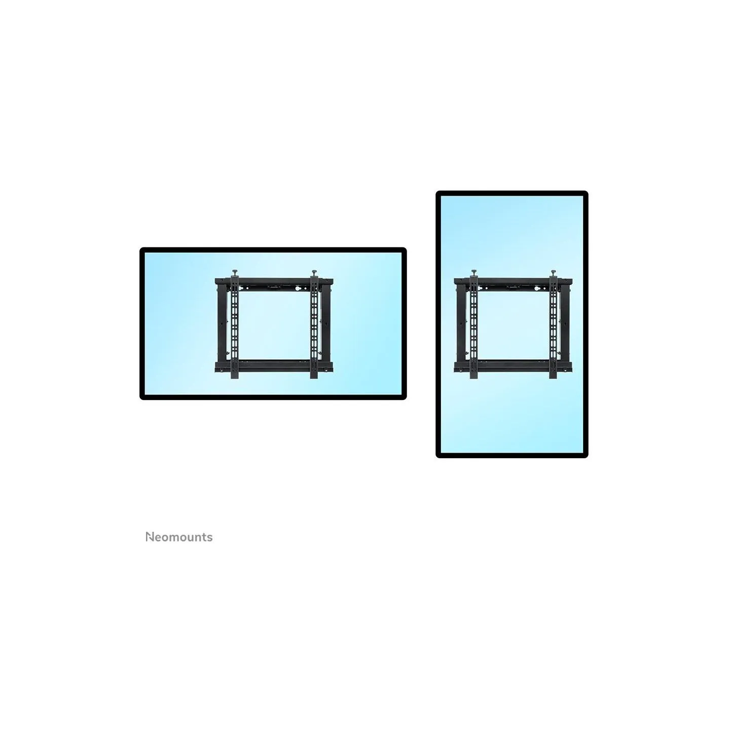 Neomounts WALL MOUNTED VIDEO WALL MOUNT (POP-OUT/LPORTRAIT & LANDSCAPE, PRE-ASSEMBLED)
