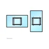 Neomounts WALL MOUNTED VIDEO WALL MOUNT (POP-OUT/LPORTRAIT & LANDSCAPE, PRE-ASSEMBLED)