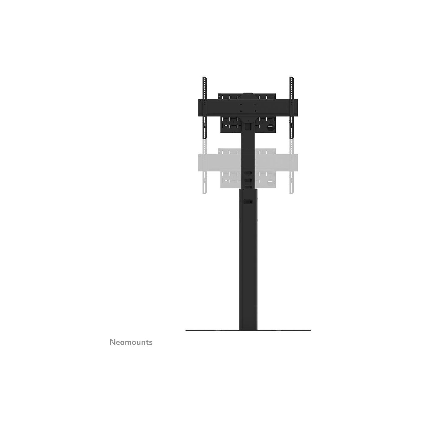 Neomounts MOVE UP DISPLAY FLOOR STAND (32-75") SOLID STEEL FLOOR PLATE