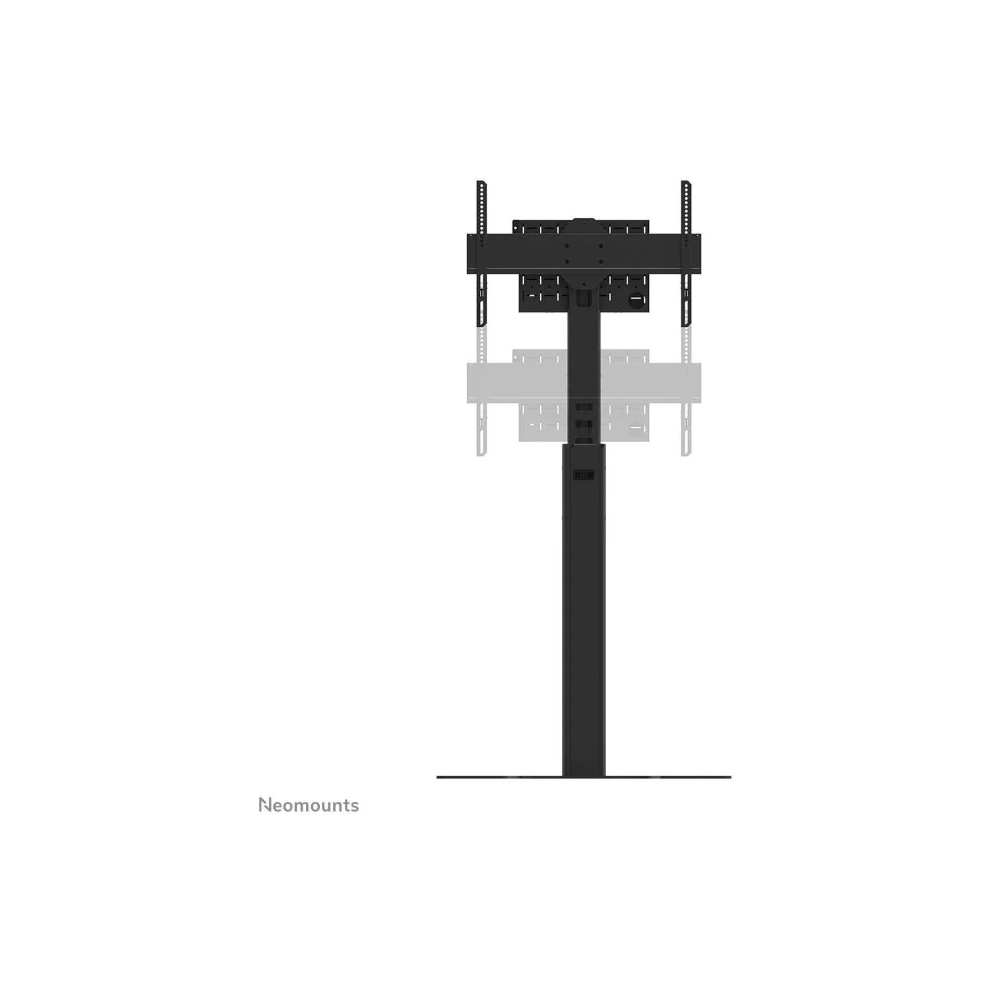 Neomounts MOVE UP DISPLAY FLOOR STAND (32-75") SOLID STEEL FLOOR PLATE