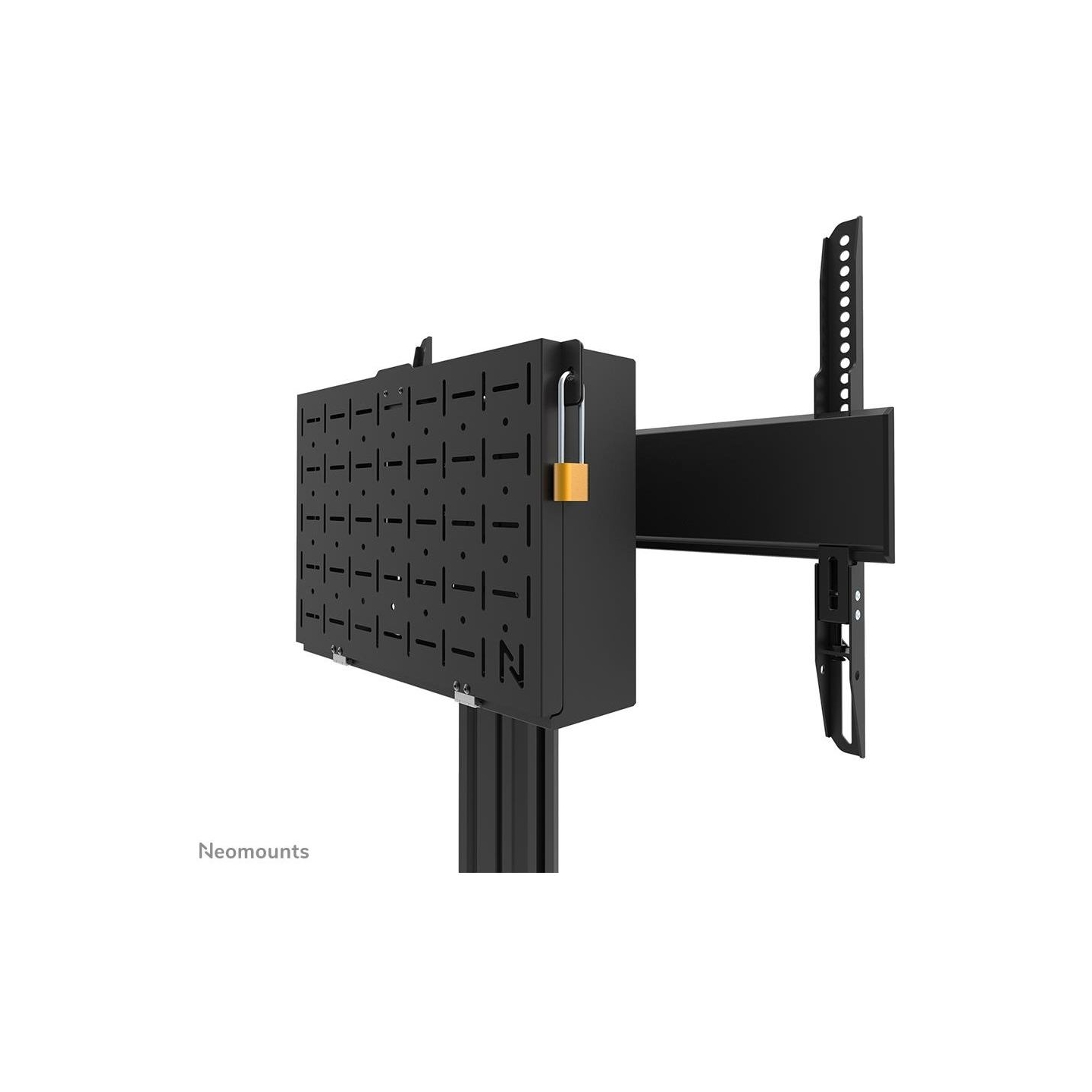 Neomounts MOVE UP DISPLAY FLOOR STAND (32-75") SOLID STEEL FLOOR PLATE