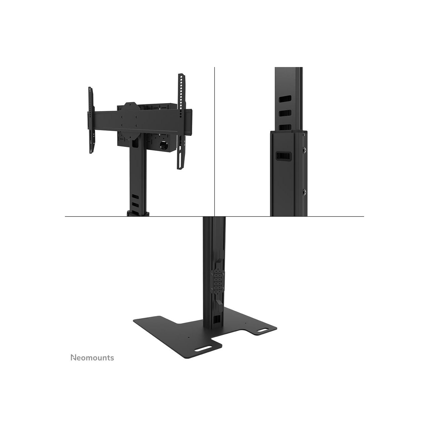 Neomounts FL45S-825BL1 Floor stand 37-75 inches 70kg 100x100-600x400 h:104-157