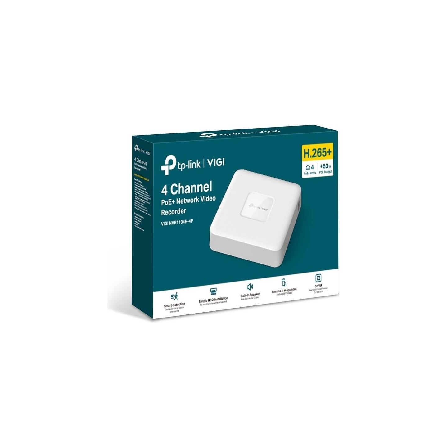 Tp-Link NET VIDEO RECORDER 4CH/VIGI NVR1104H-4P TP-LINK
