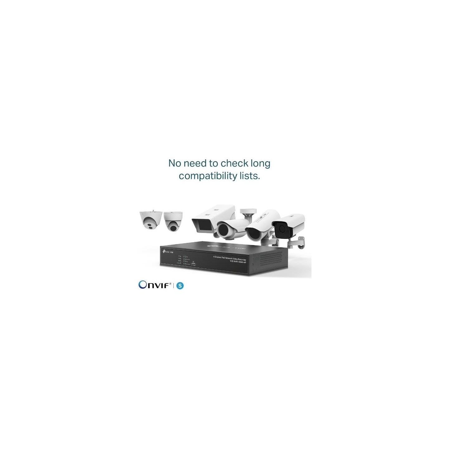 Tp-Link NET VIDEO RECORDER 4CH POE+/VIGI NVR1004H-4P TP-LINK