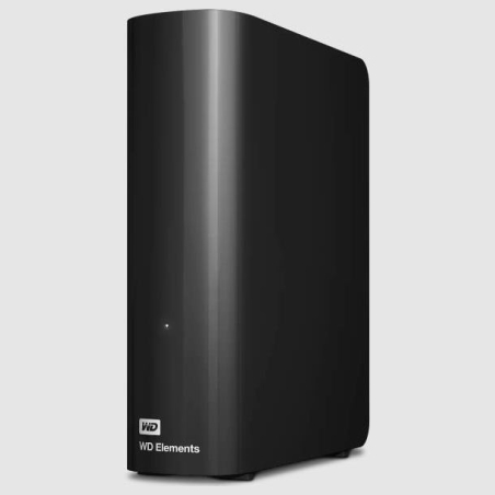 WD External HDD|WESTERN DIGITAL|Elements Desktop|WDBWLG0200HBK-EESN|20TB|USB 3.0|Drives 1|Black|WDBWLG0200HBK-EESN