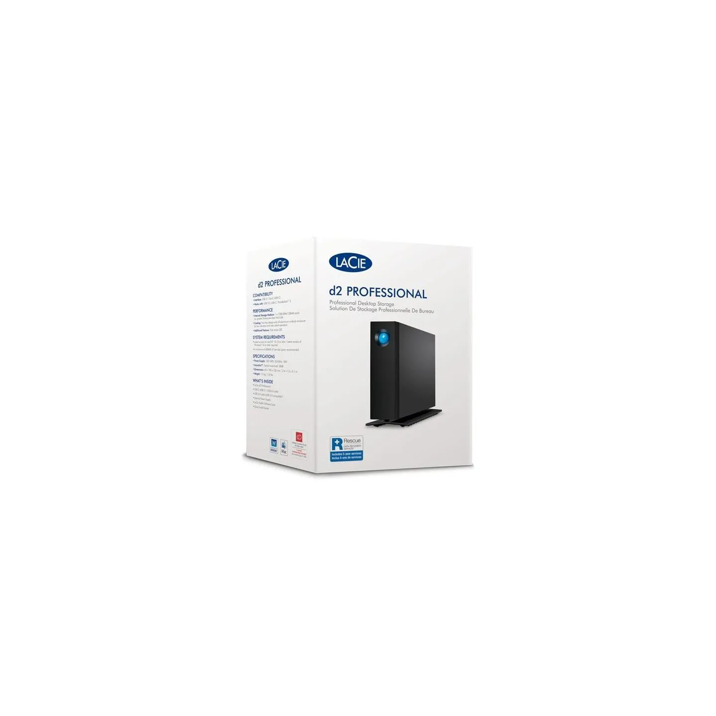 Lacie External HDD|LACIE|d2 Professional|STHA20000800|20TB|USB-C|USB 3.2|Drives 1|STHA20000800