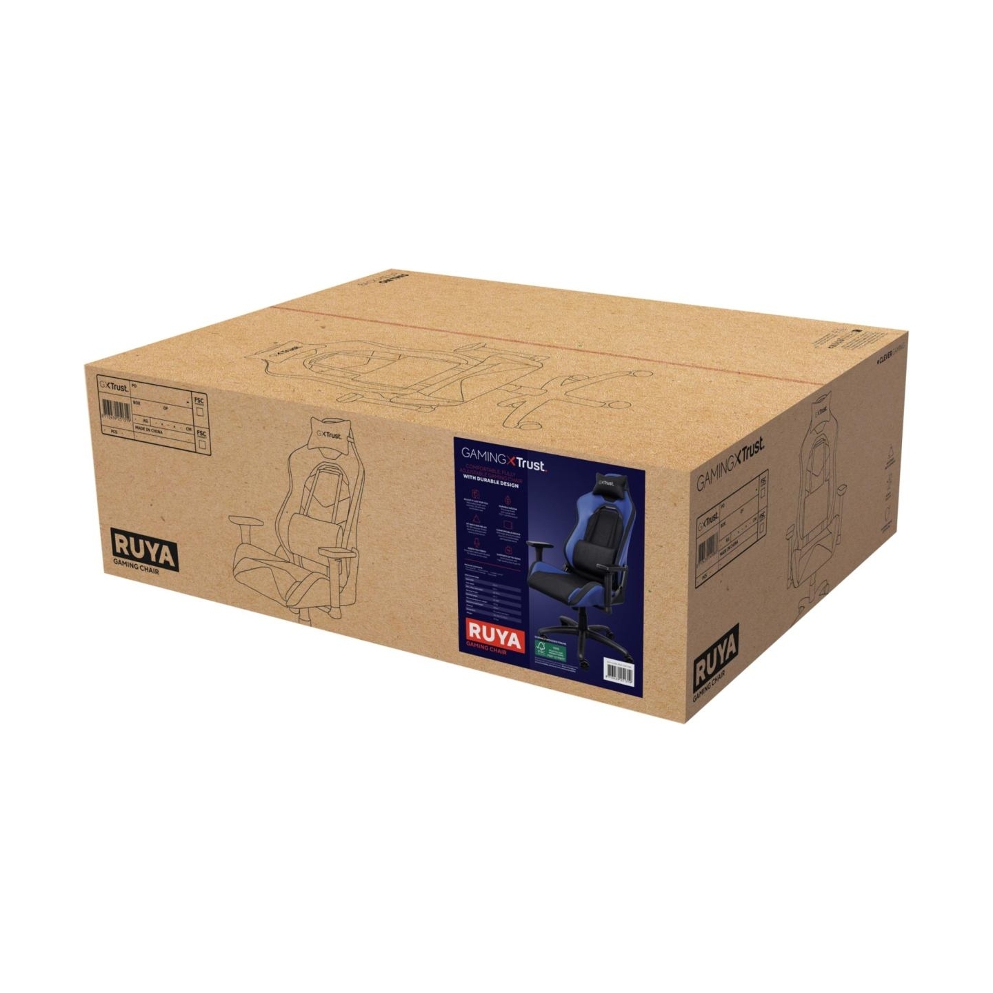 Trust GAMING CHAIR GXT 714B RUYA/BLUE 25131 TRUST