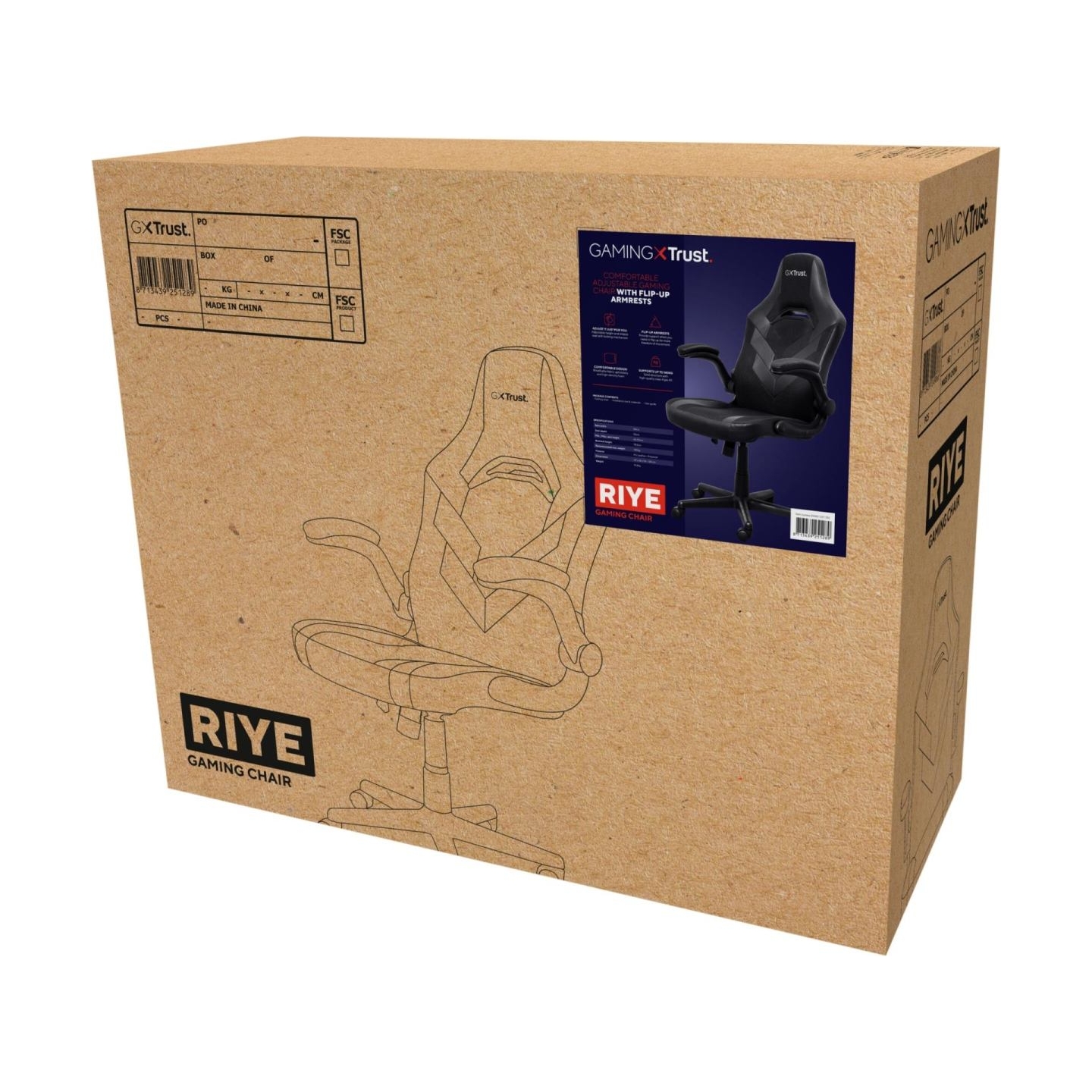 Trust GAMING CHAIR GXT 703 RIYE/BLACK 25128 TRUST