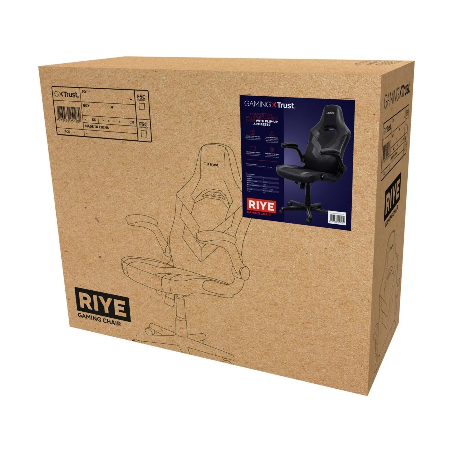 Trust GAMING CHAIR GXT 703 RIYE/BLACK 25128 TRUST