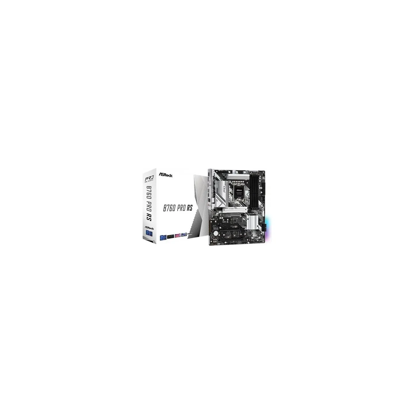 Asrock Motherboard B760 Pro RS s1700 4DDR5 DP/HDMI/eDP M.2 ATX