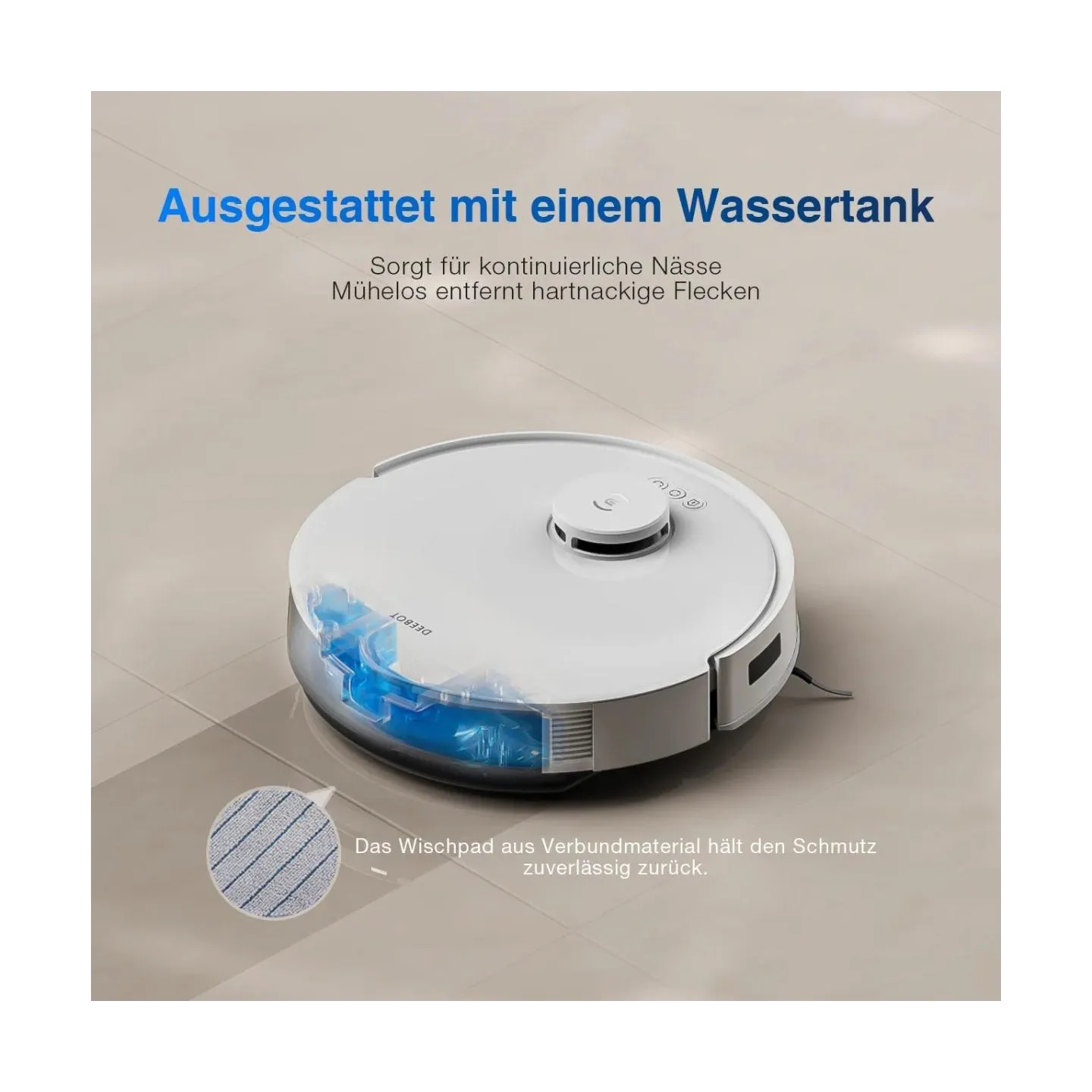 Ecovacs VACUUM CLEANER ROBOT/WHITE DEEBOT N20 ECOVACS