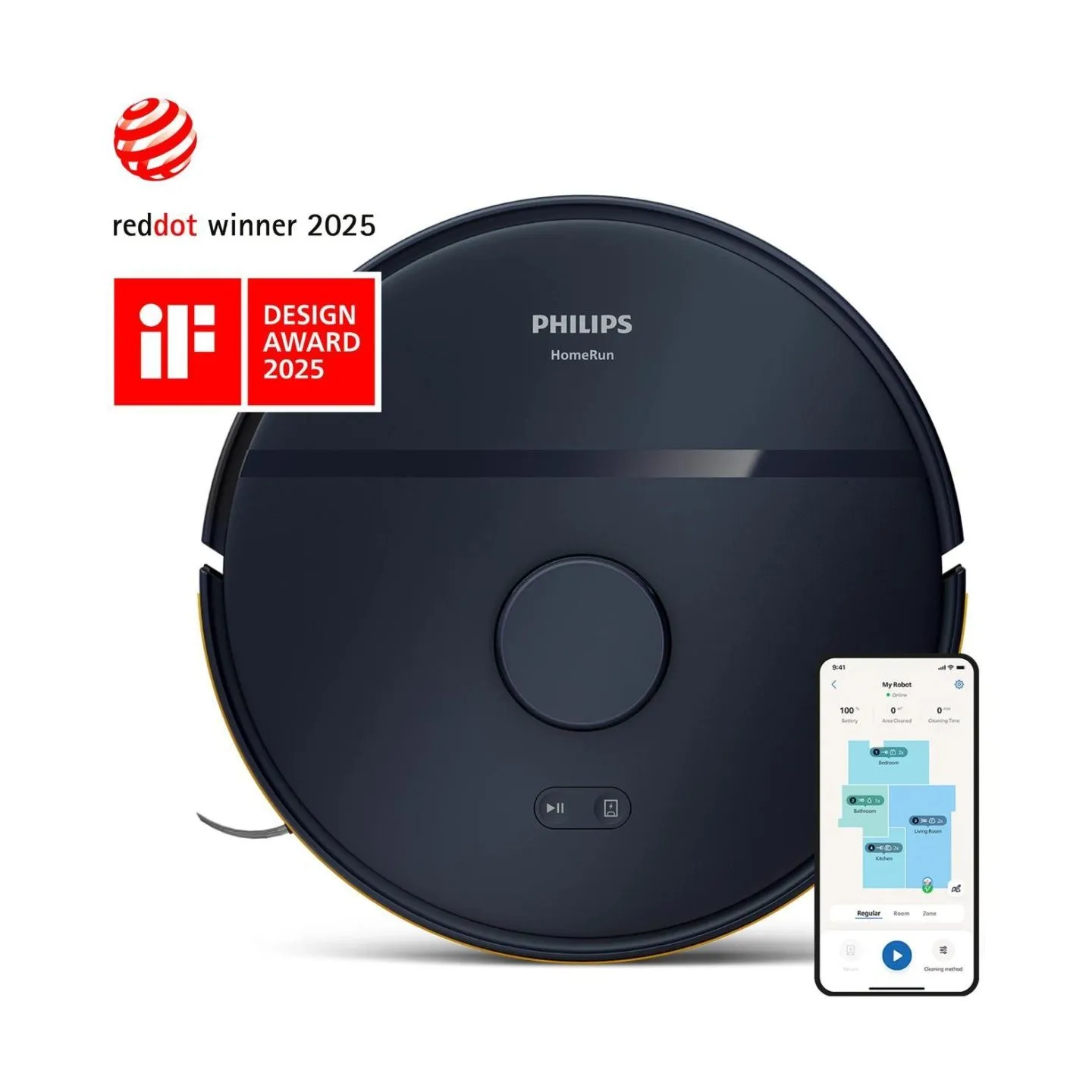 Philips HomeRun 2000 Series Aqua Wet and dry cleaning robot XU2000/10 / XU2000/10
