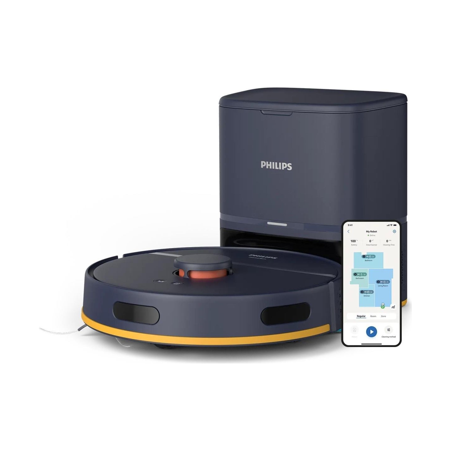 Philips HomeRun 2000 Series Aqua Wet and dry cleaning robot XU2100/15 / XU2100/15