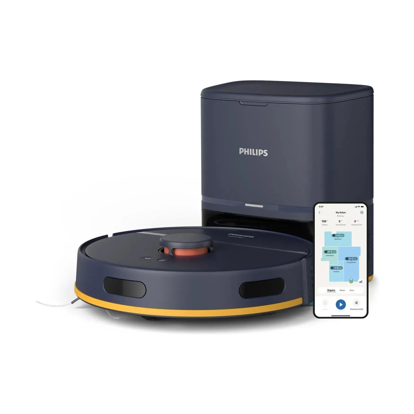 Philips HomeRun 2000 Series Aqua Wet and dry cleaning robot XU2100/15 / XU2100/15