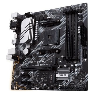 Asus Motherboard PRIME B550M-A AM4 4DDR4 DVI-D/HDMI M.2 mATX