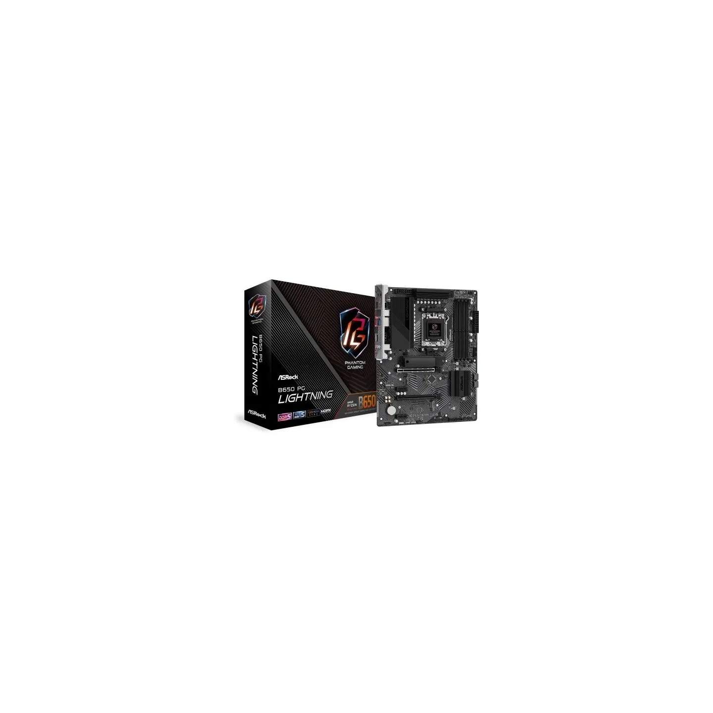 Asrock B650 PG LIGHTNING AM5 4DDR5 HDMI M.2 ATX