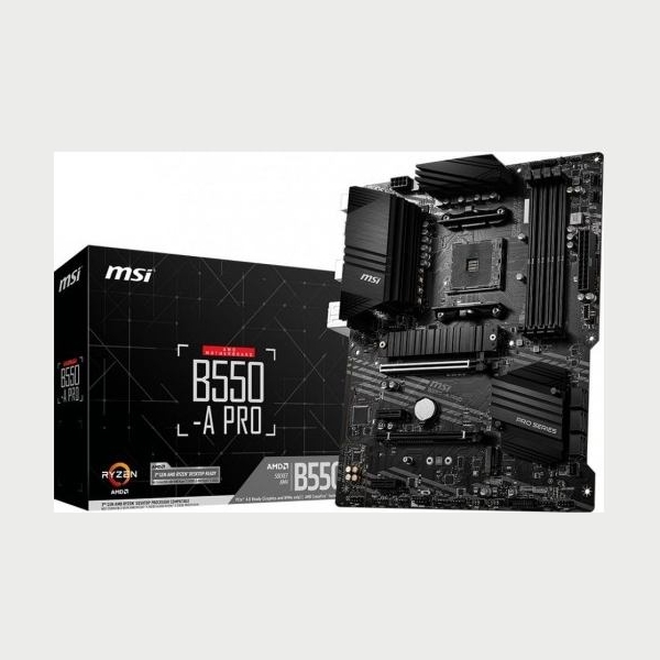 MSI B550 A-PRO AM4 4DDR4 HDMI/DP M.2 ATX