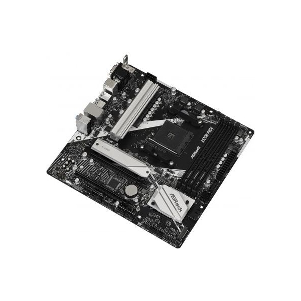 Asrock Motherboard A520M Pro4 AM4 4DDR4 HDMI/DP/VGA M.2 mATX