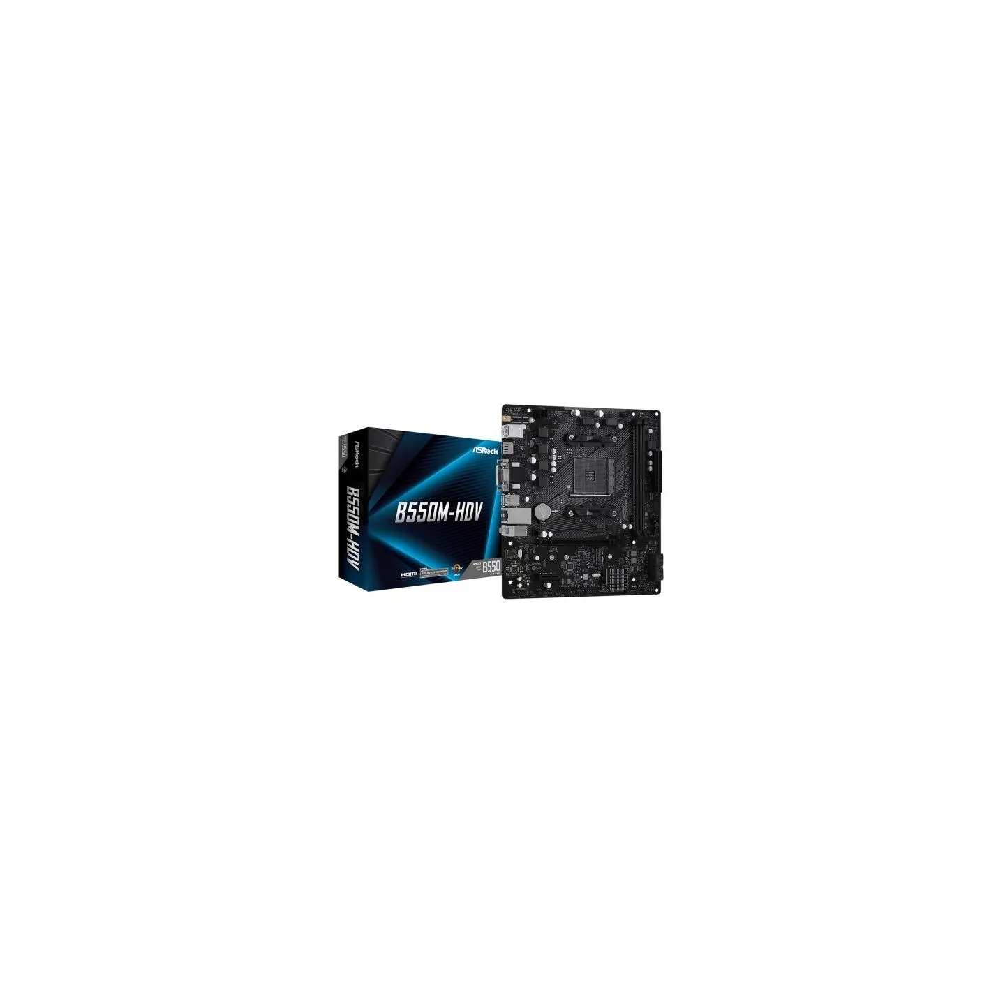 Asrock Motherboard B550M-HDV AM4 2DDR4 HDMI/DVI/D-SUB M.2 mATX
