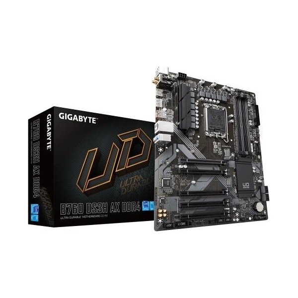 Gigabyte Motherboard B760 DS3H AX DDR4 s1700 4DDR4 DP/HDMI ATX