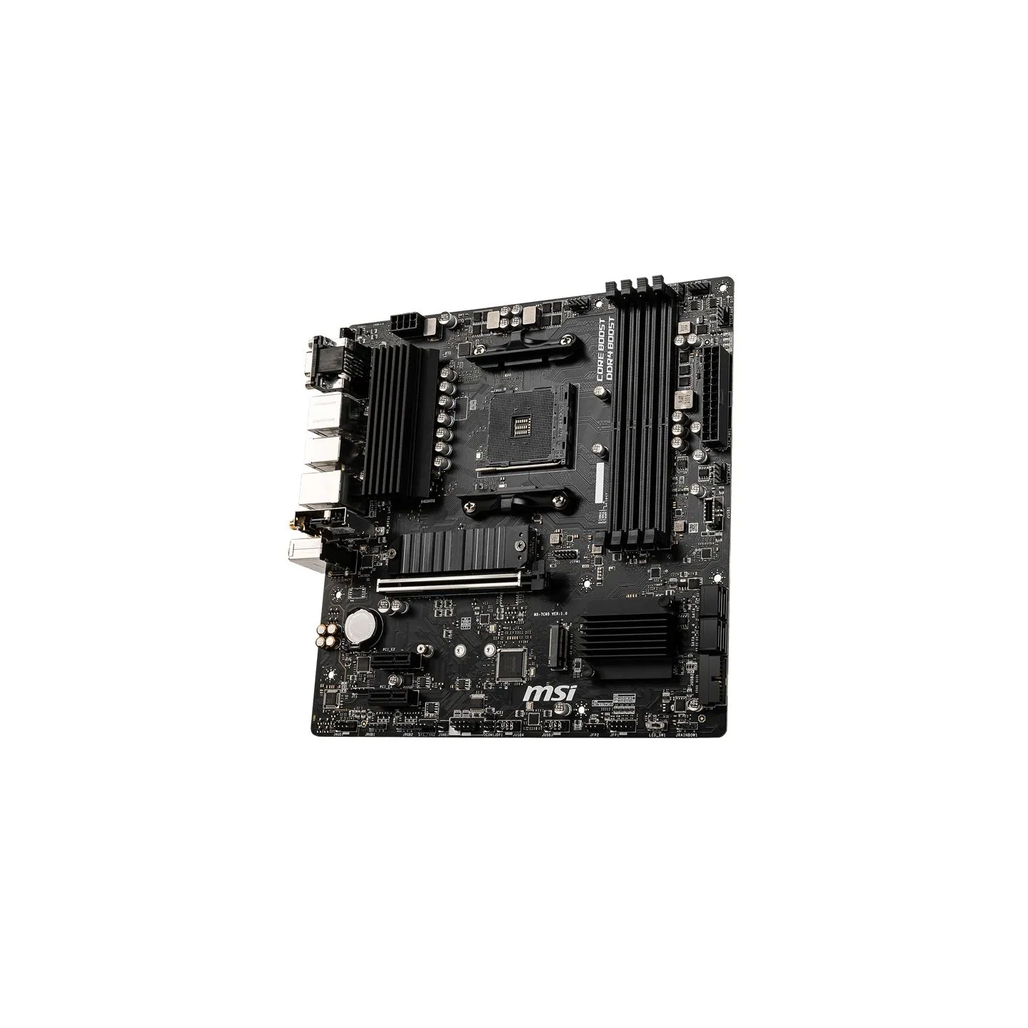 MSI | B550M PRO-VDH WIFI | Processor family AMD | Processor socket AM4 | DDR4 | Memory slots 4 | Chipset AMD B | Micro ATX