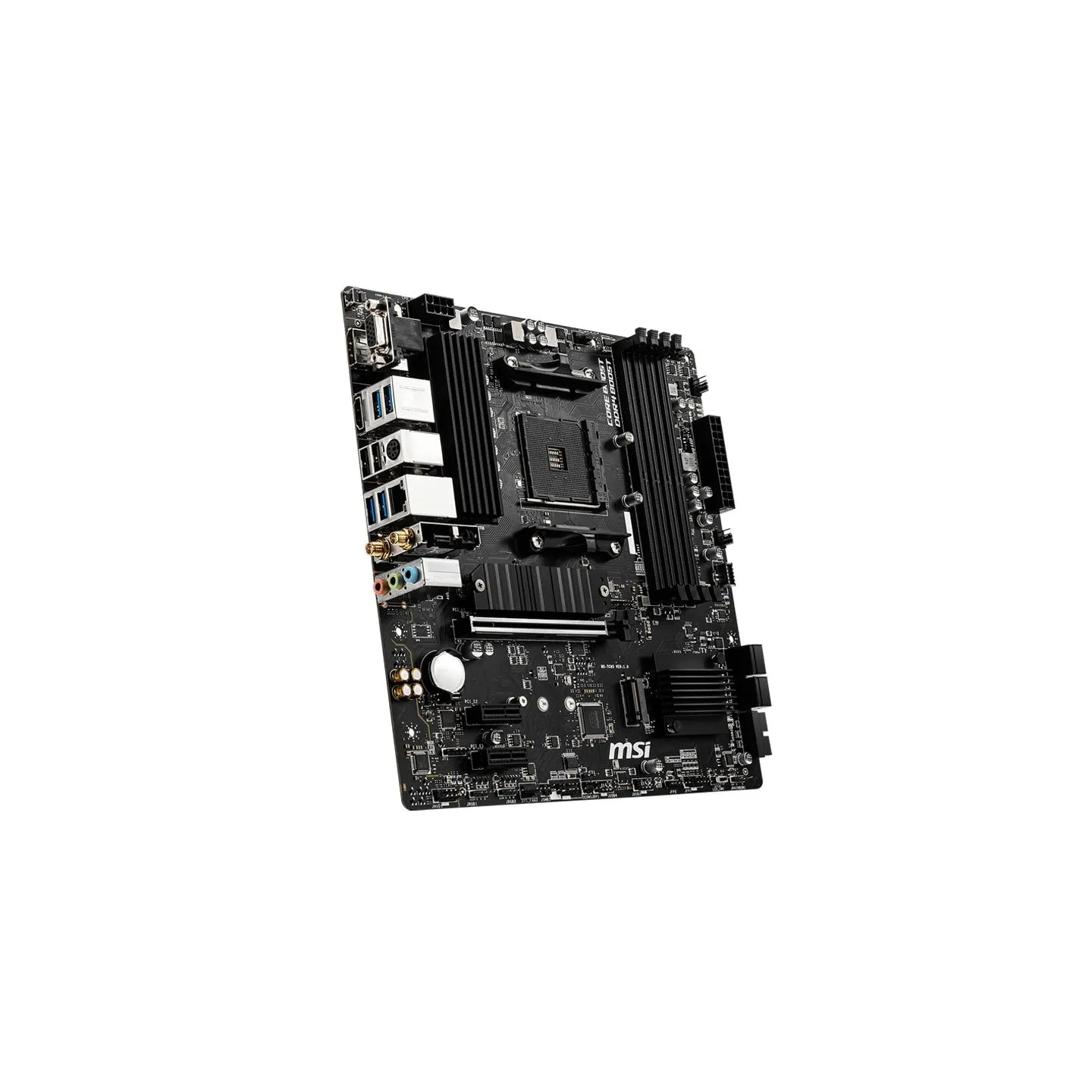 MSI | B550M PRO-VDH WIFI | Processor family AMD | Processor socket AM4 | DDR4 | Memory slots 4 | Chipset AMD B | Micro ATX