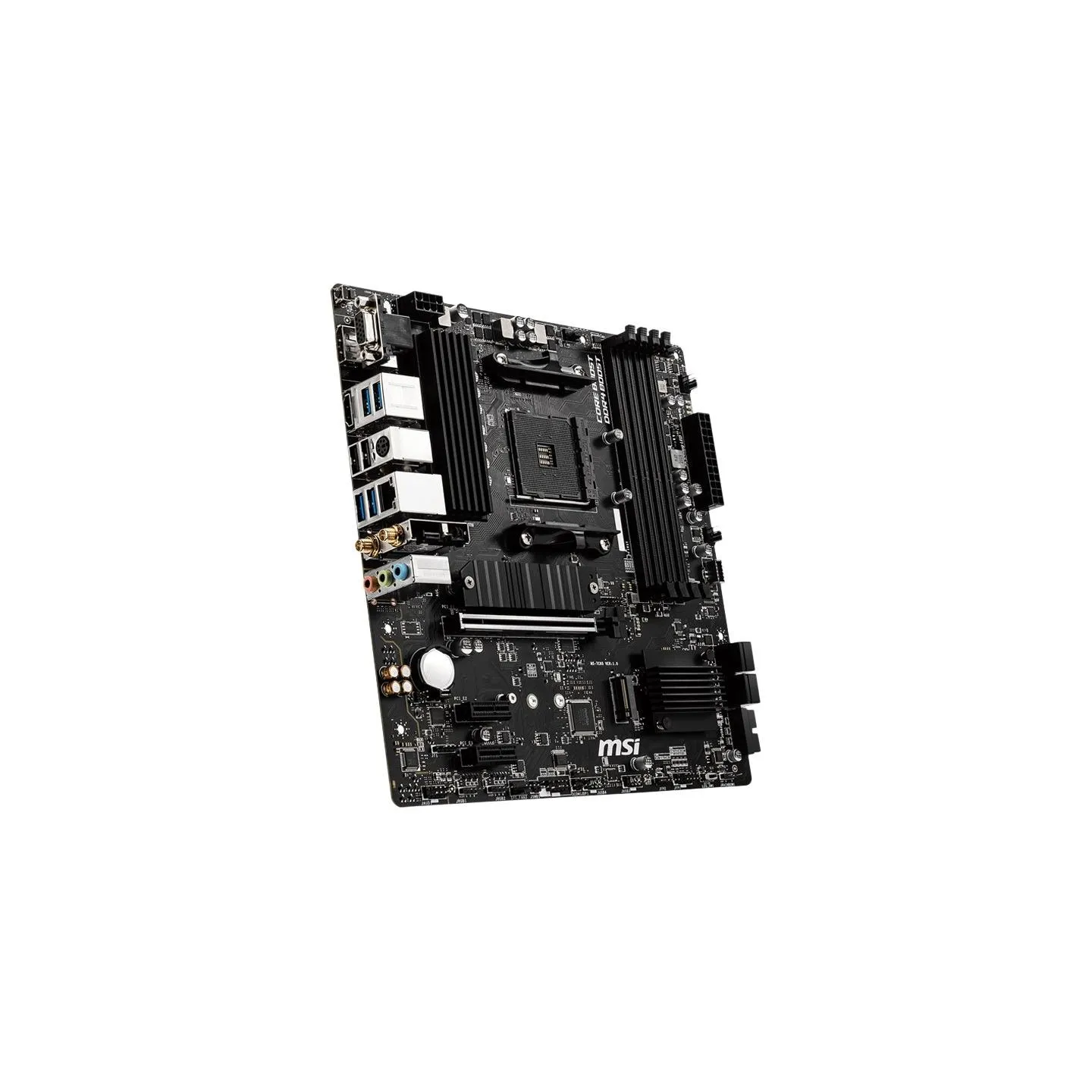 MSI | B550M PRO-VDH WIFI | Processor family AMD | Processor socket AM4 | DDR4 | Memory slots 4 | Chipset AMD B | Micro ATX