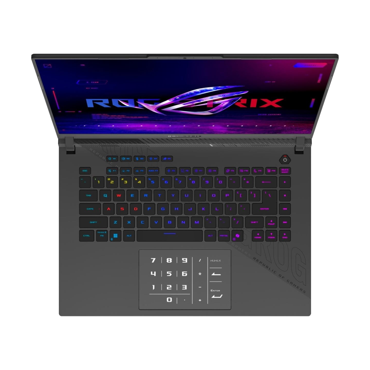 Asus Notebook|ASUS|ROG Strix|G16 (2025)|G614FR-S5022W|CPU  Ryzen 9|9955HX|2500 MHz|16"|2560x1600|RAM 16GB|DDR5|5600 MHz|SSD 1TB|