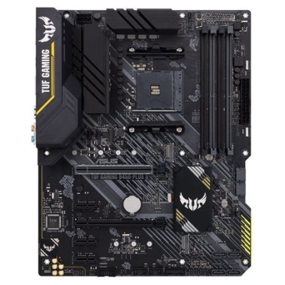 Asus | TUF GAMING B450-PLUS II | Processor family AMD | Processor socket AM4 | DDR4 | Memory slots 4 | Number of SATA connectors