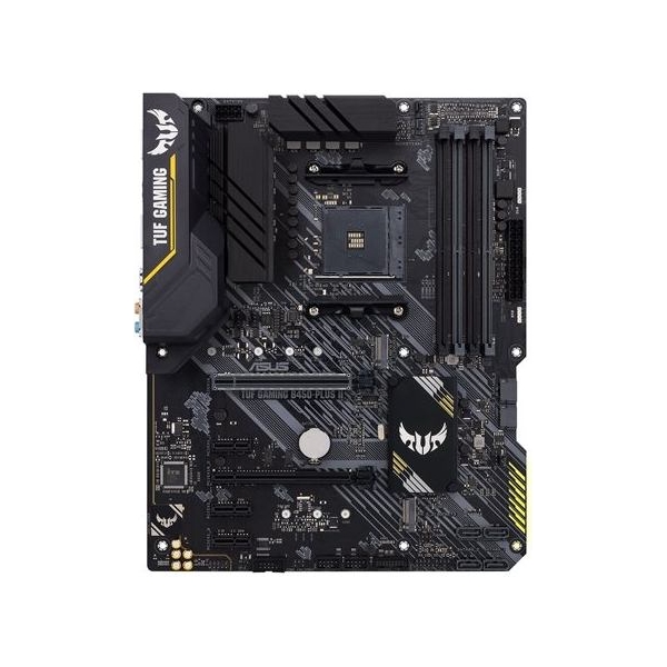Asus | TUF GAMING B450-PLUS II | Processor family AMD | Processor socket AM4 | DDR4 | Memory slots 4 | Number of SATA connectors