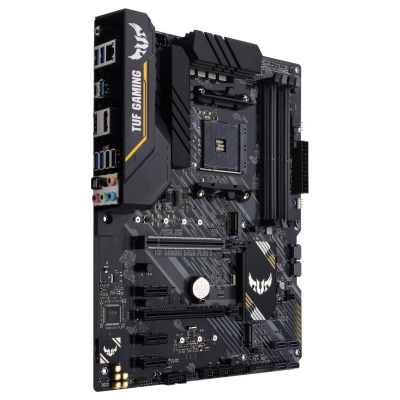 Asus | TUF GAMING B450-PLUS II | Processor family AMD | Processor socket AM4 | DDR4 | Memory slots 4 | Number of SATA connectors