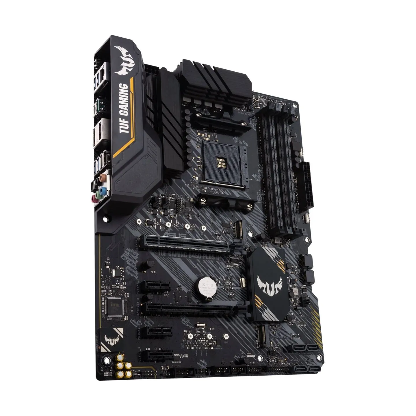 Asus | TUF GAMING B450-PLUS II | Processor family AMD | Processor socket AM4 | DDR4 | Memory slots 4 | Number of SATA connectors