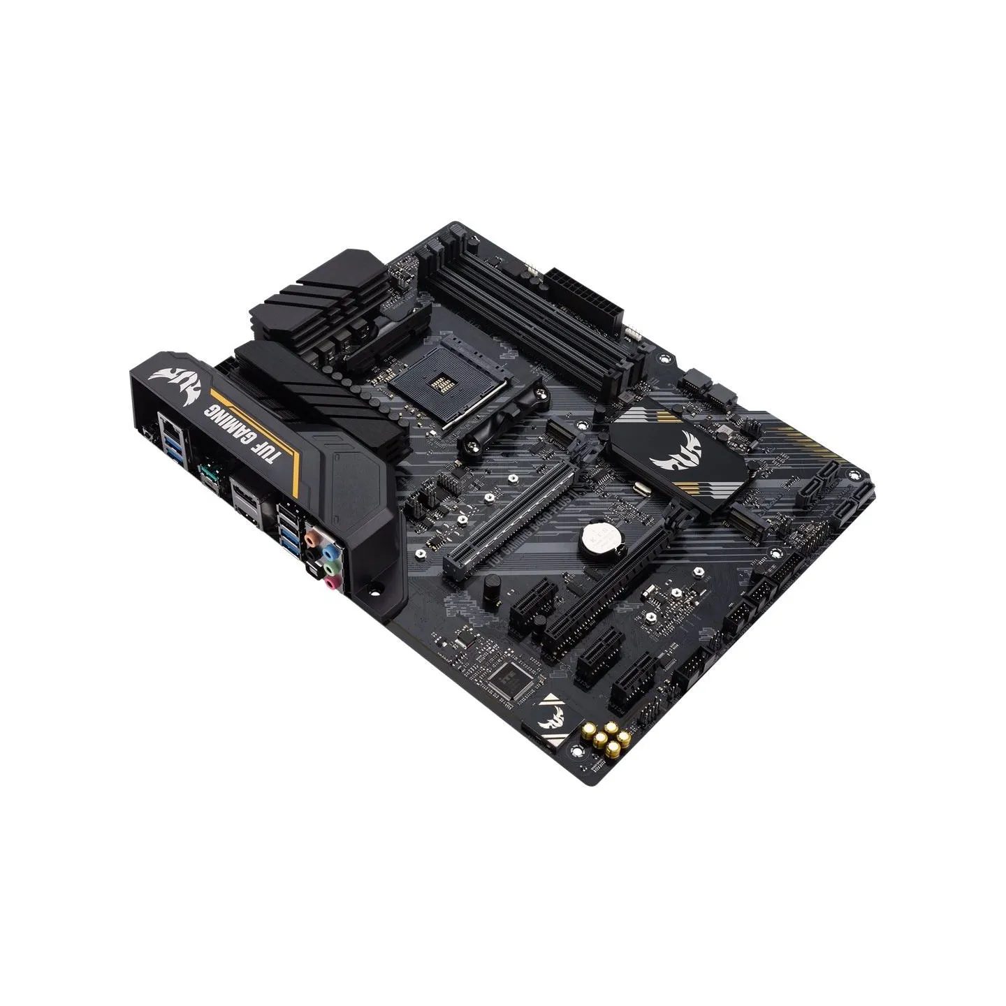 Asus | TUF GAMING B450-PLUS II | Processor family AMD | Processor socket AM4 | DDR4 | Memory slots 4 | Number of SATA connectors
