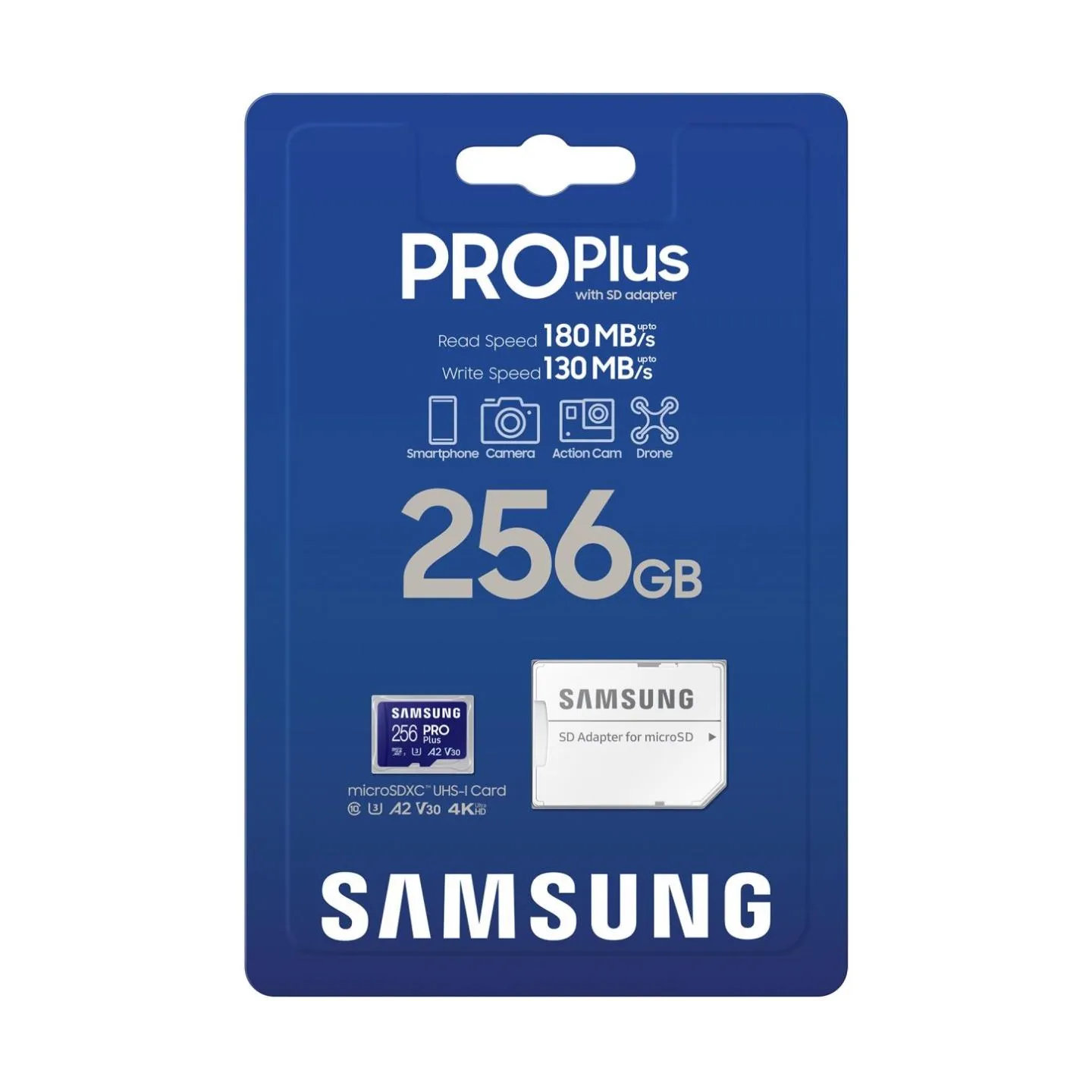 Samsung MEMORY MICRO SDXC PRO+ 256GB/W/ADAPT. MB-MD256SA/EU SAMSUNG