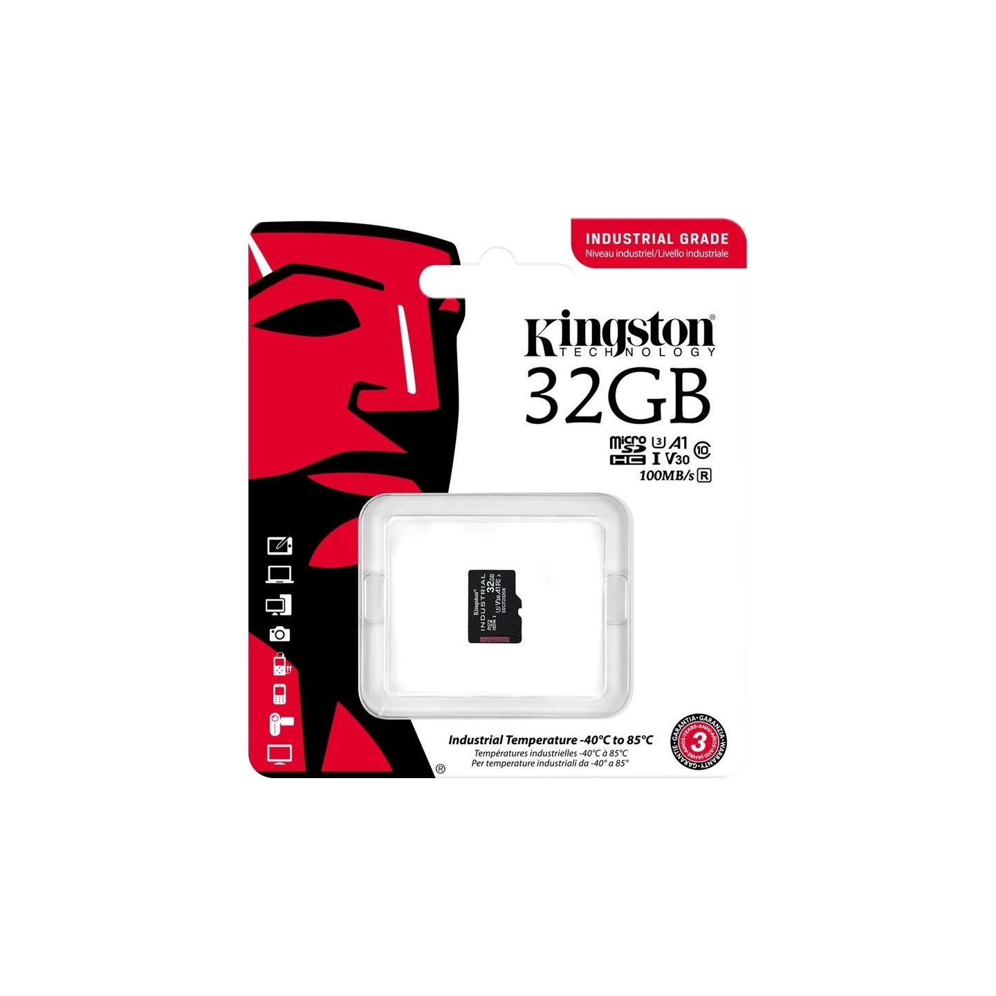 Kingston MEMORY MICRO SDHC 32GB UHS-I/W/A SDCIT2/32GB KINGSTON