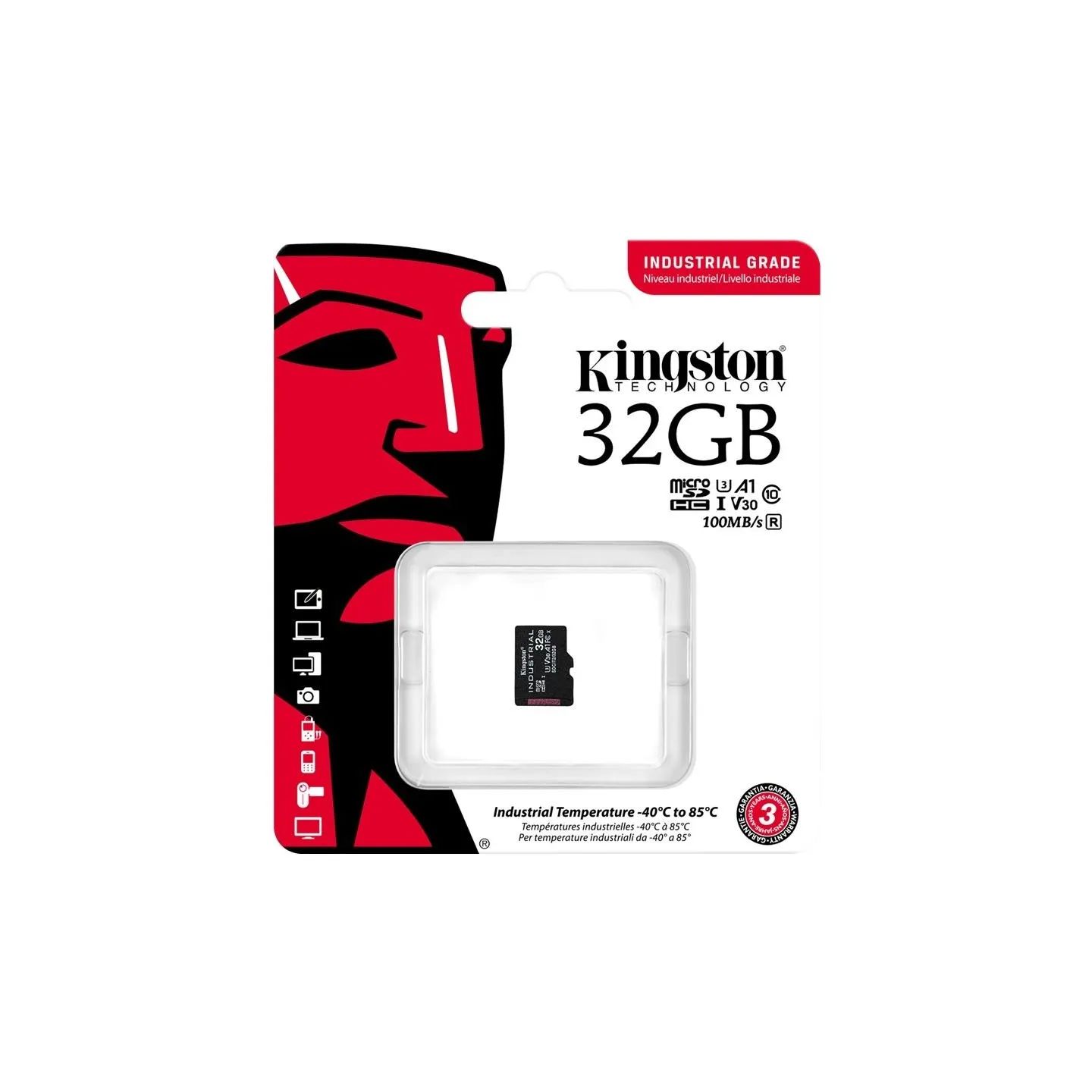 Kingston MEMORY MICRO SDHC 32GB UHS-I/W/A SDCIT2/32GB KINGSTON