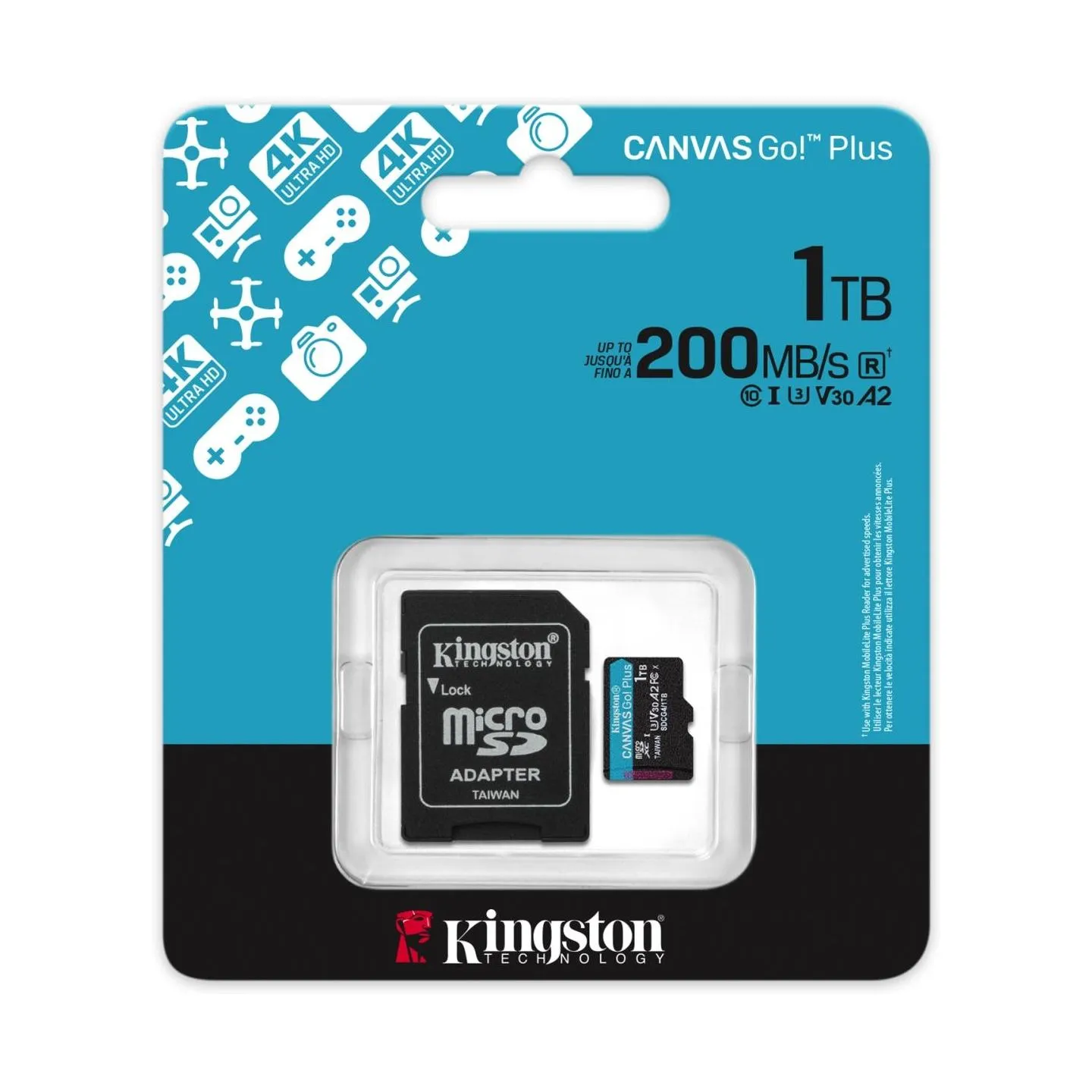 Kingston 1TB microSDXC Canvas + Adapter