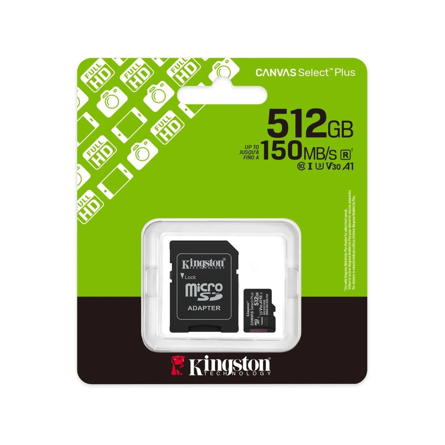 Kingston 512GB microSDXC Canvas Select
