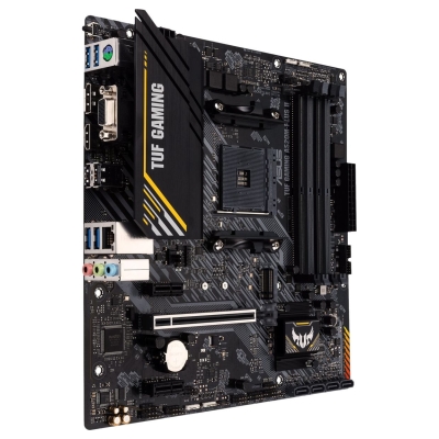 Asus | TUF GAMING A520M-PLUS II | Processor family AMD | Processor socket AM4 | DDR4 DIMM | Memory slots 4 | Supported hard disk