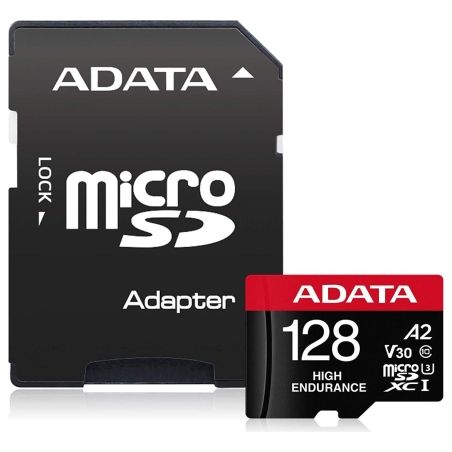 A-Data ADATA | AUSDX128GUI3V30SHA2-RA1 Memory Card | 128 GB | MicroSDXC | Flash memory class 10 | Adapter