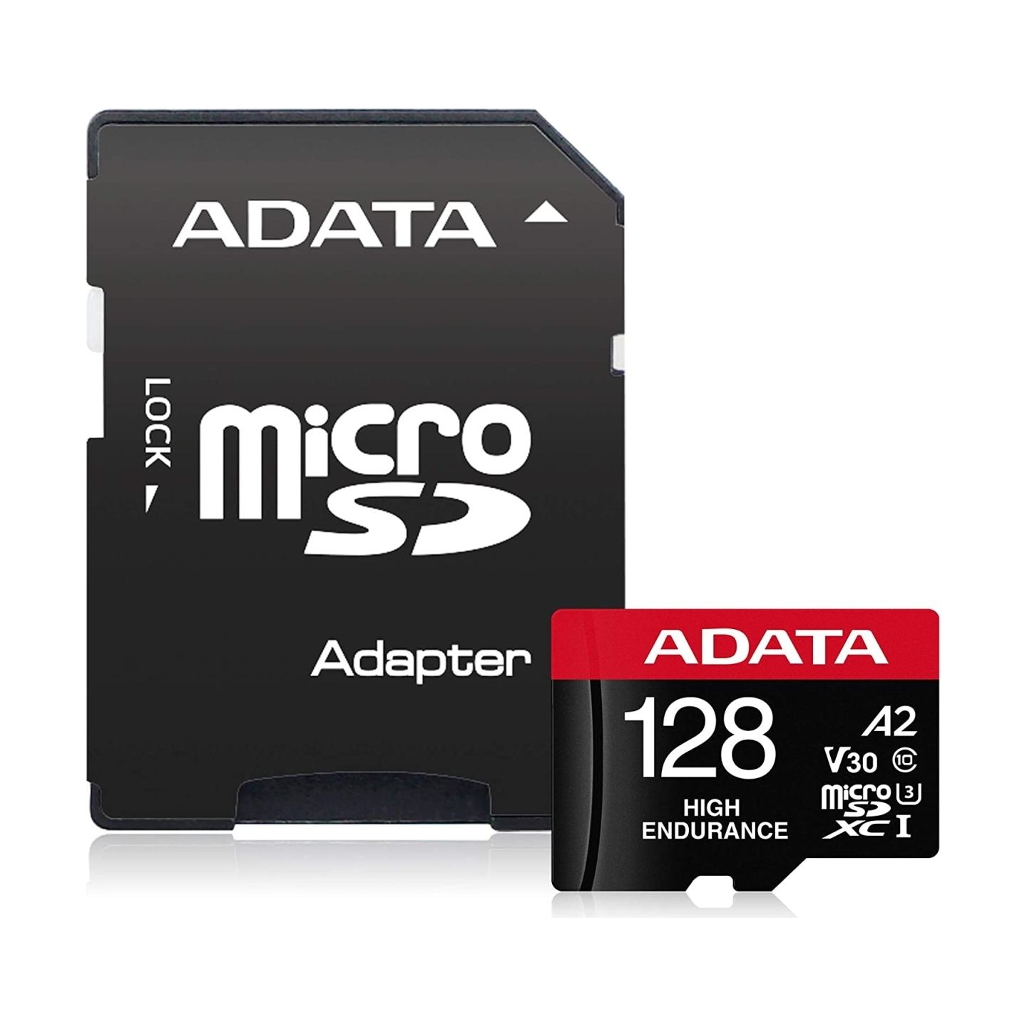 A-Data ADATA | AUSDX128GUI3V30SHA2-RA1 Memory Card | 128 GB | MicroSDXC | Flash memory class 10 | Adapter